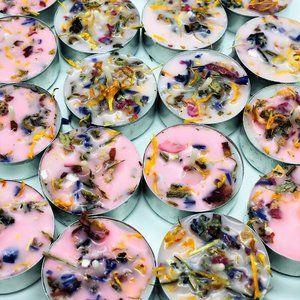 Happy Marriage and proposal seven tealight candles